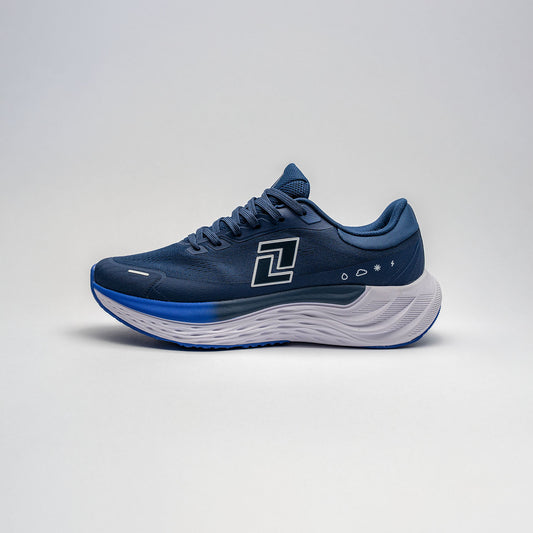 RUNOFF TENIS RUNNING HOMBRE AZUL BLANCO 623558 004 LIVIANOS Y COMODOS