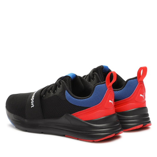PUMA Bmw Mms Wired Run Black-Pop Red 307793 01