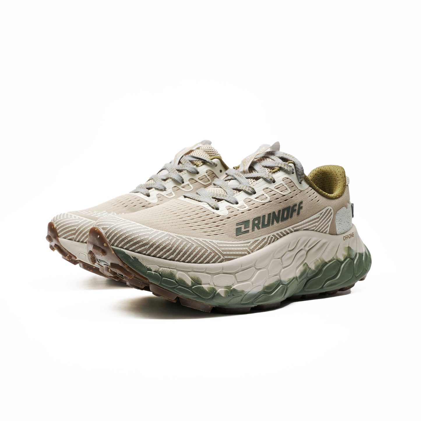 RUNOFF TENIS TRAIL HOMBRE BEIGE 622567 005 LIVIANOS Y COMODOS