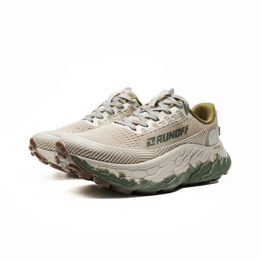 RUNOFF TENIS TRAIL HOMBRE BEIGE 622567 005 LIVIANOS Y COMODOS