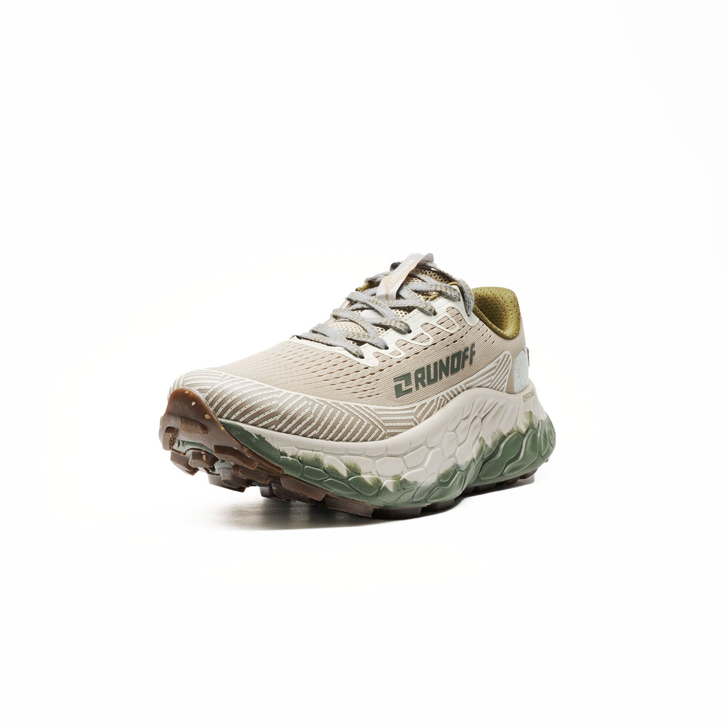 RUNOFF TENIS TRAIL HOMBRE BEIGE 622567 005 LIVIANOS Y COMODOS