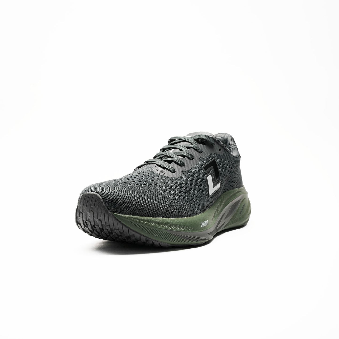 RUNOFF TENIS RUNNING HOMBRE VERDE  OSCURO 621345 006 LIVIANOS Y COMODOS