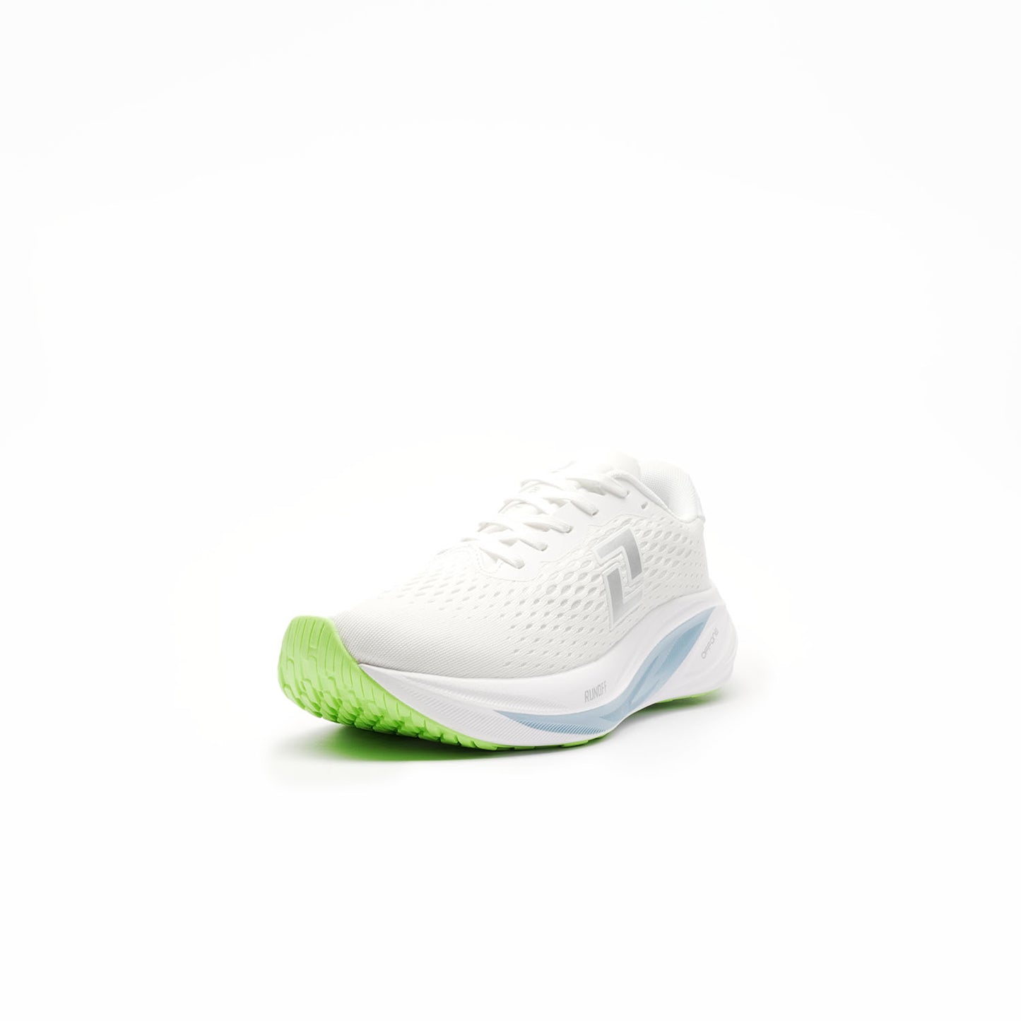RUNOFF TENIS RUNNING MUJER BLANCO VERDE 621345 010 LIVIANOS Y COMODOS