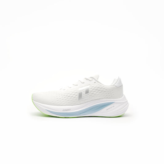 RUNOFF TENIS RUNNING MUJER BLANCO VERDE 621345 010 LIVIANOS Y COMODOS