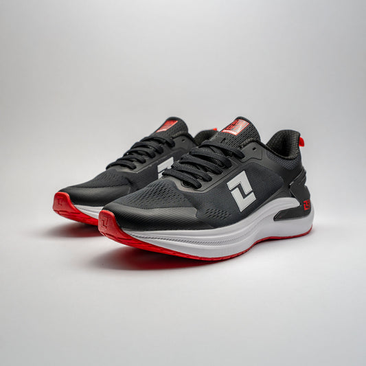 RUNOFF TENIS RUNNING HOMBRE NEGRO ROJO 621346 003 LIVIANOS Y COMODOS