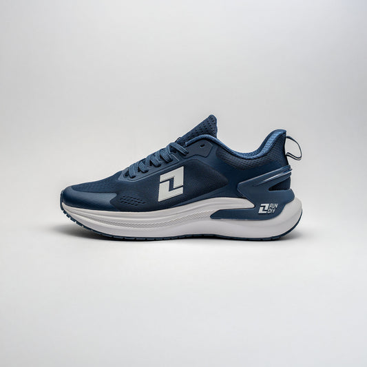 RUNOFF TENIS RUNNING HOMBRE AZUL BLANCO 621346 007 LIVIANOS Y COMODOS