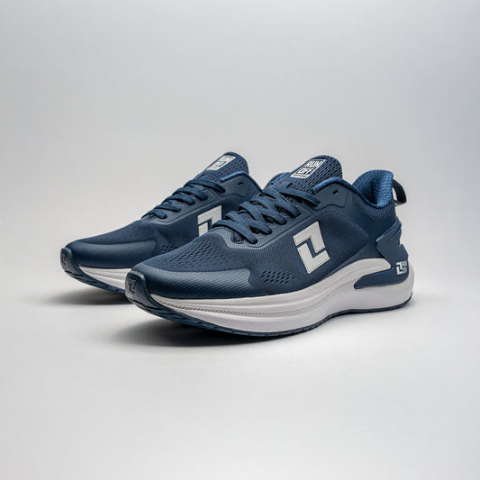 RUNOFF TENIS RUNNING HOMBRE AZUL BLANCO 621346 007 LIVIANOS Y COMODOS