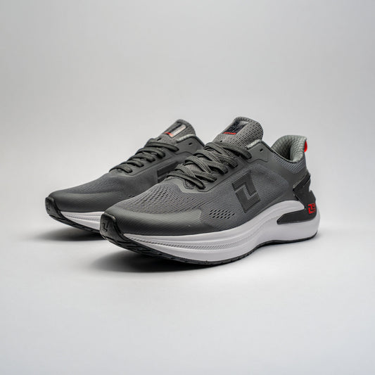 RUNOFF TENIS RUNNING HOMBRE GRIS ROJO 621346 008 LIVIANOS Y COMODOS