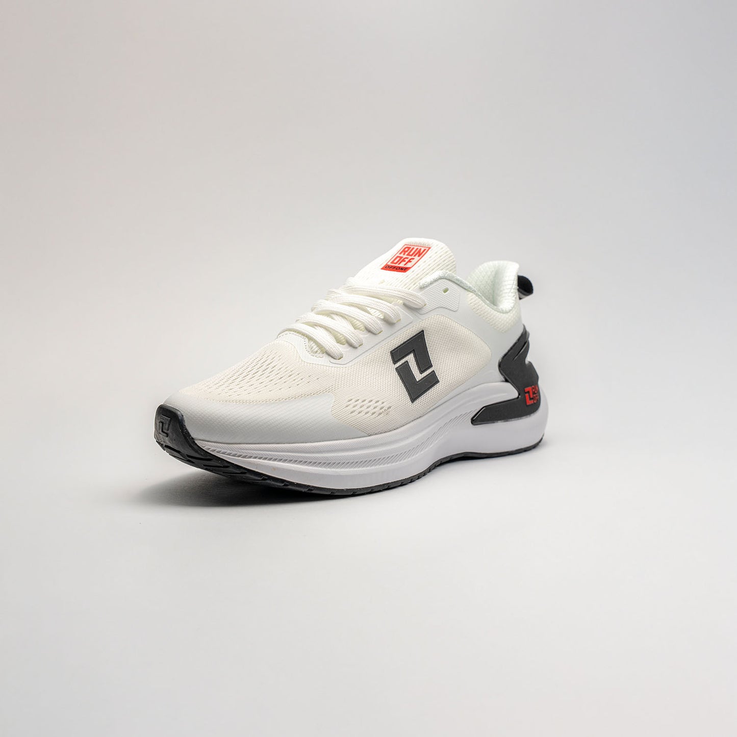 RUNOFF TENIS RUNNING HOMBRE BLANCO NEGRO 621346 005 LIVIANOS Y COMODOS